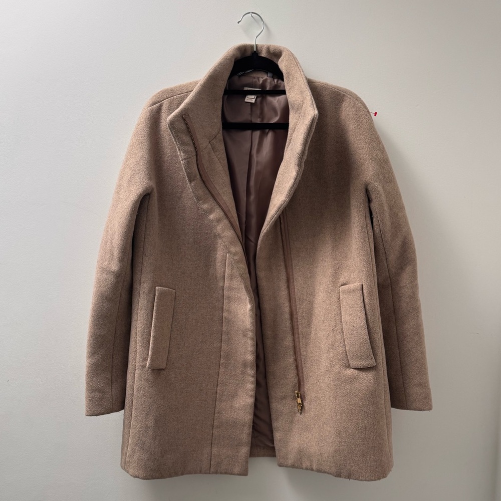 J. Crew Women's Wool Blend Coat - Size 8